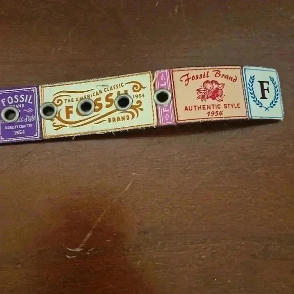 Rare Fossil Belt Unisex Stitch Patchwork - Picture 8 of 8